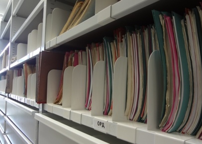 Стеллажи с подвижными ячейками для документов